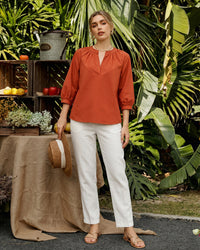 Rust Romance Top
