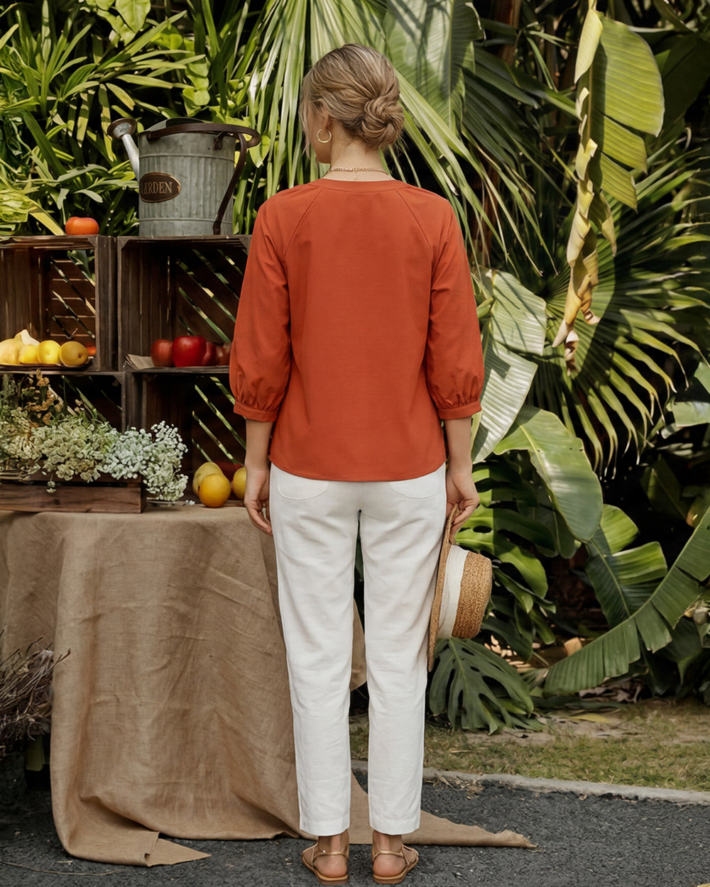 Rust Romance Top