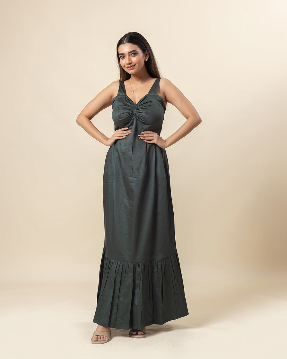 Teal Star Maxi Dress