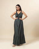 Teal Star Maxi Dress
