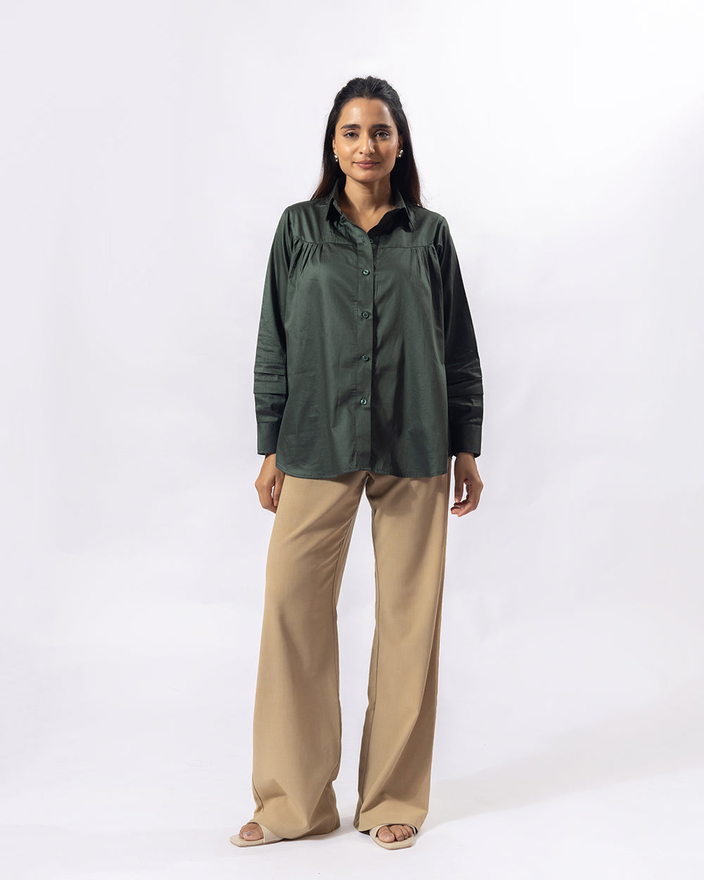 Teal Vibe Collar Shirt