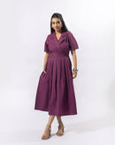 Magenta Perfection Midi Dress