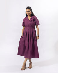 Magenta Perfection Midi Dress