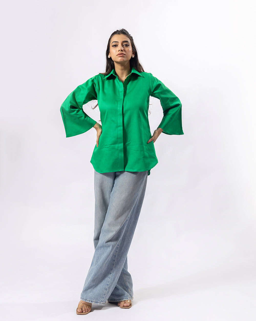 Green Swing Bell Shirt