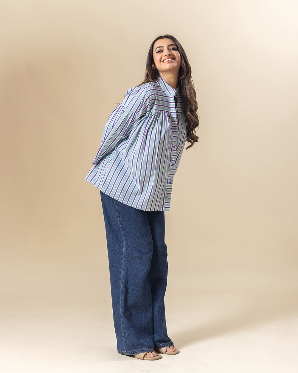 Violet Stripe City Shirt