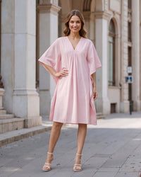 Rosy Kaftan Dress