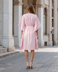 Rosy Kaftan Dress