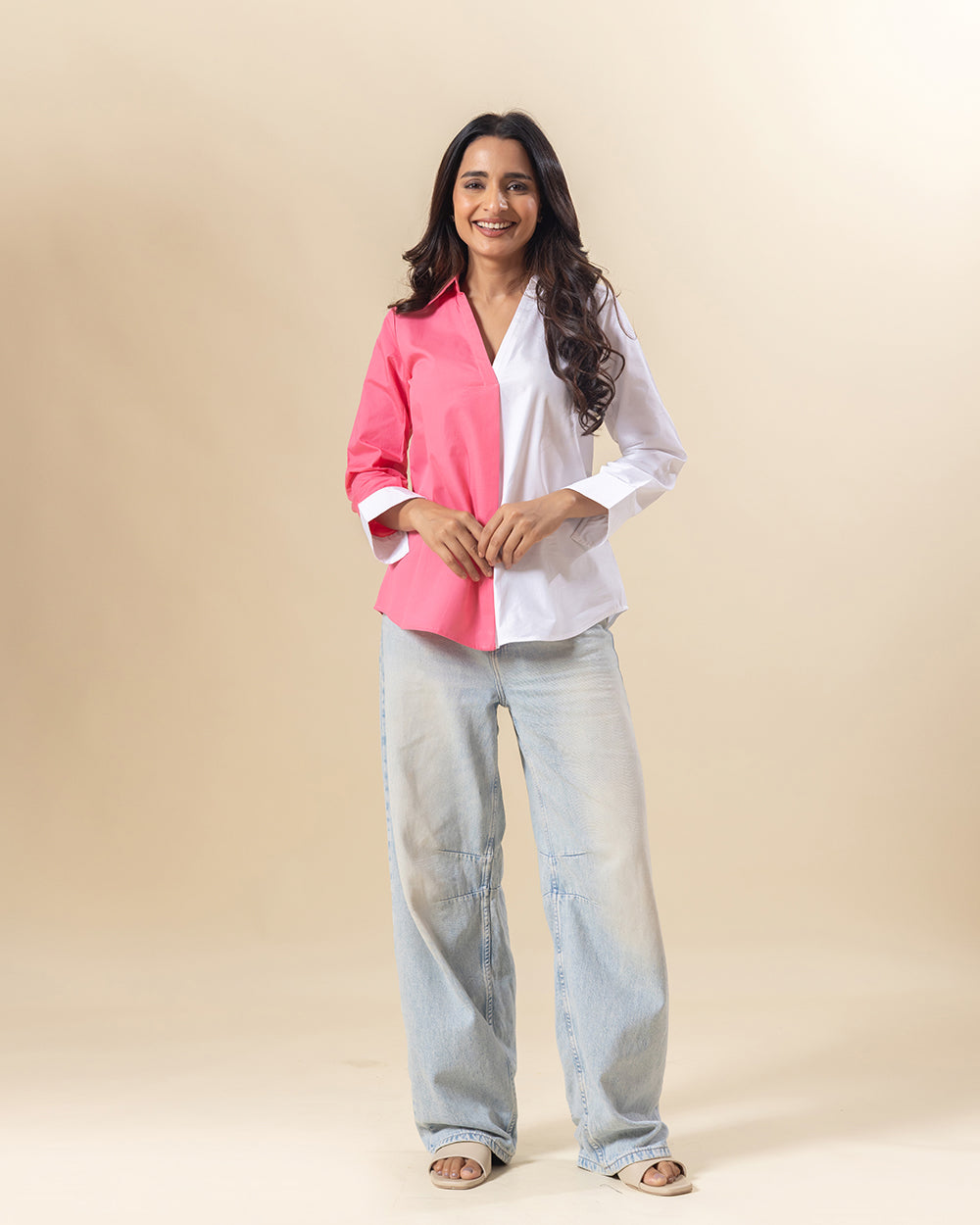 Bubblegum Cloud Collar Top