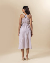 Grey Mist Halter Dress
