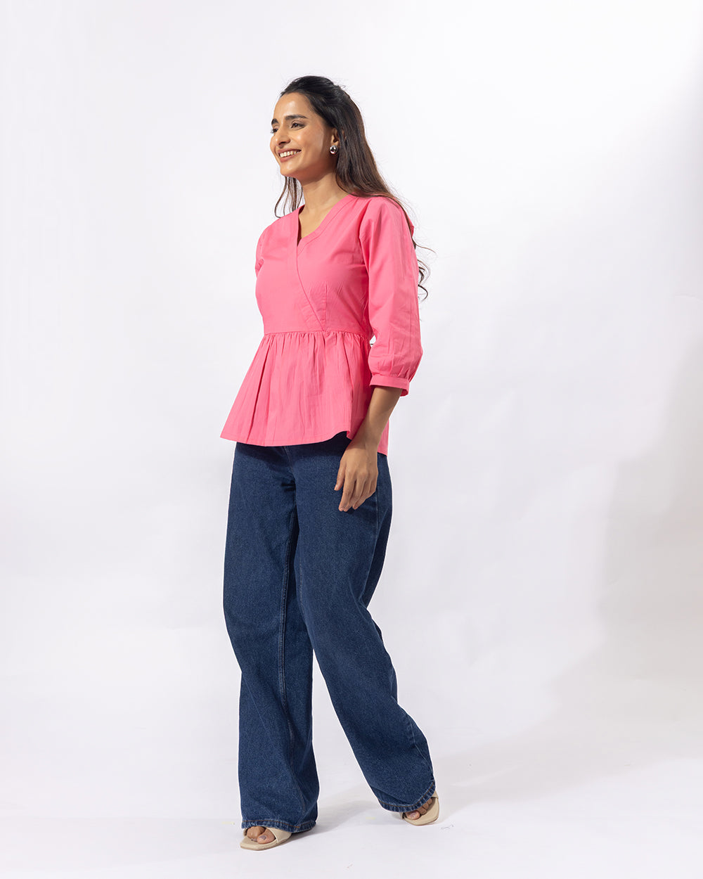 Pink Pop Overlap Top