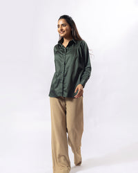 Teal Vibe Collar Shirt