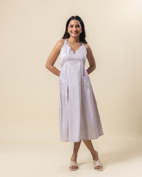 Grey Mist Halter Dress