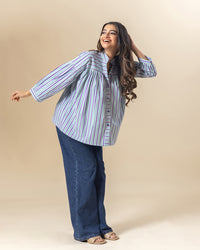 Violet Stripe City Shirt