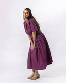 Magenta Perfection Midi Dress