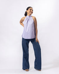 Lavender Chill Halter Top