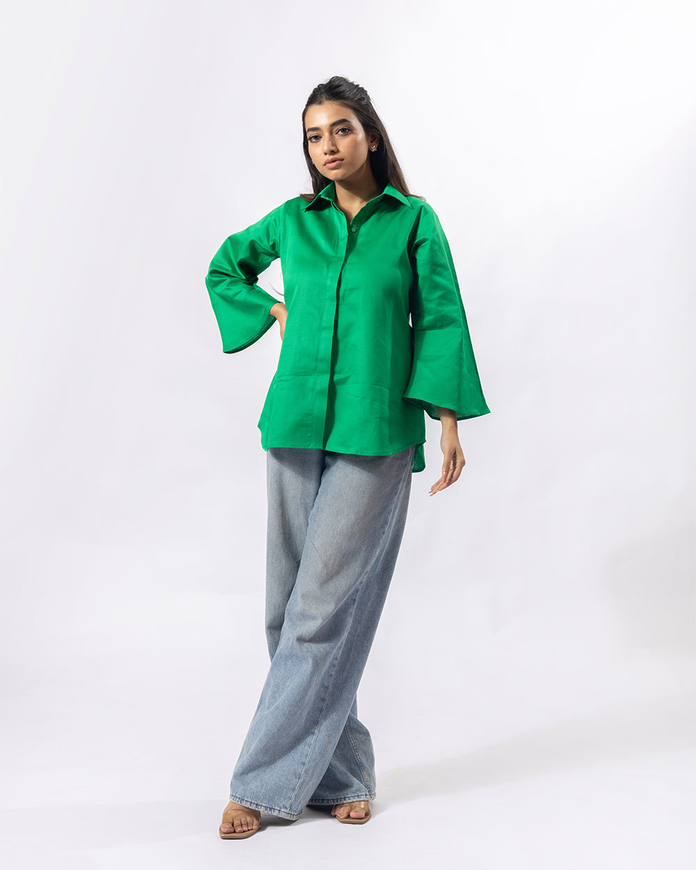 Green Swing Bell Shirt