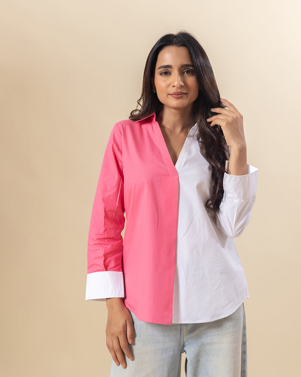 Bubblegum Cloud Collar Top