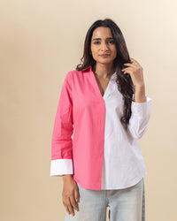 Bubblegum Cloud Collar Top