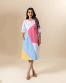 Color Pop Keyhole Dress