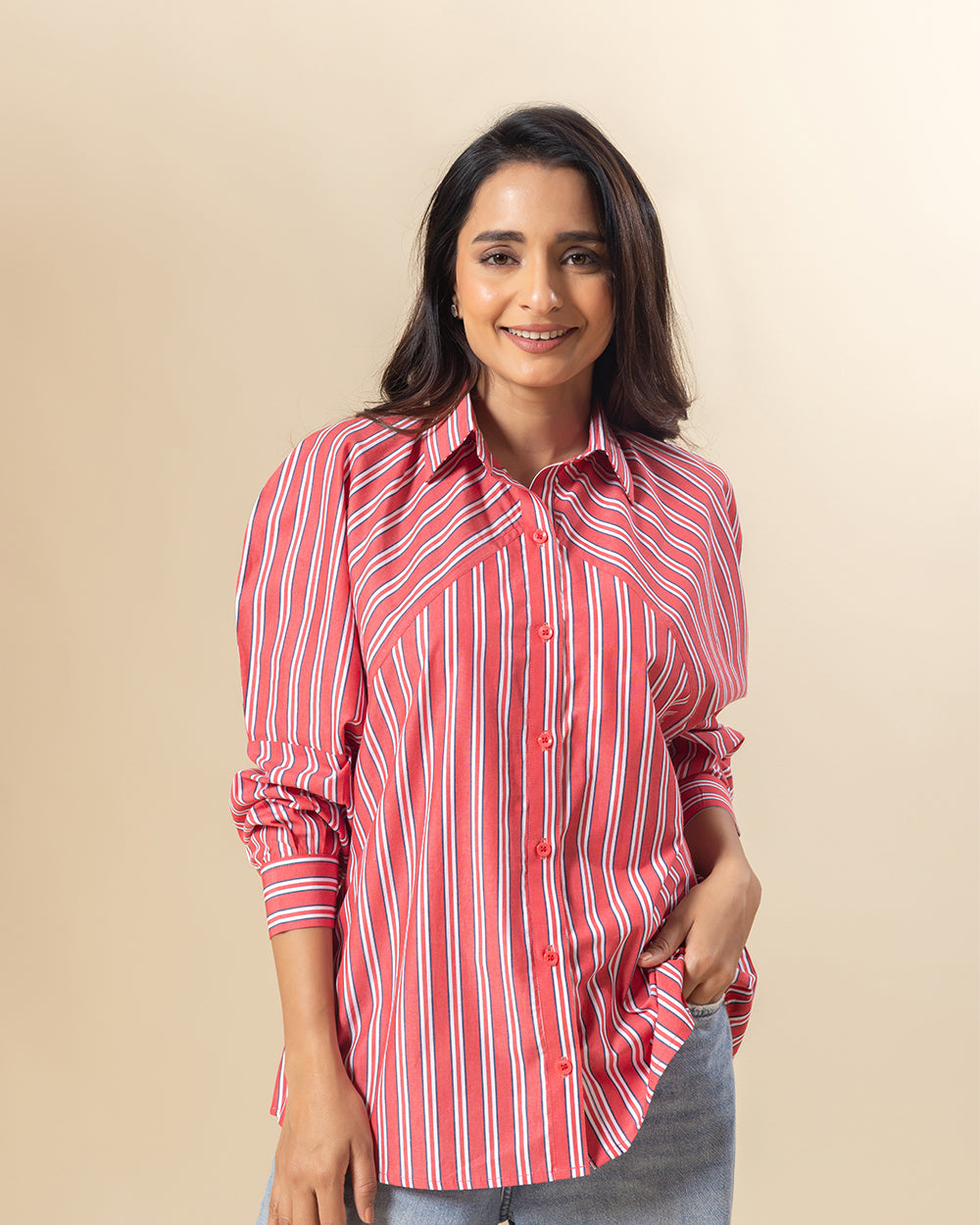 Red Rush Stripe Shirt