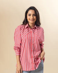 Red Rush Stripe Shirt