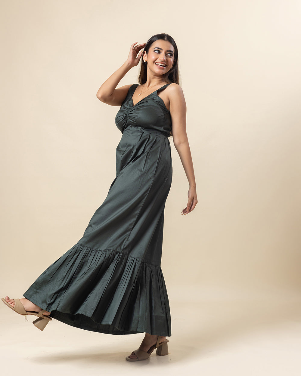Teal Star Maxi Dress