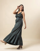Teal Star Maxi Dress