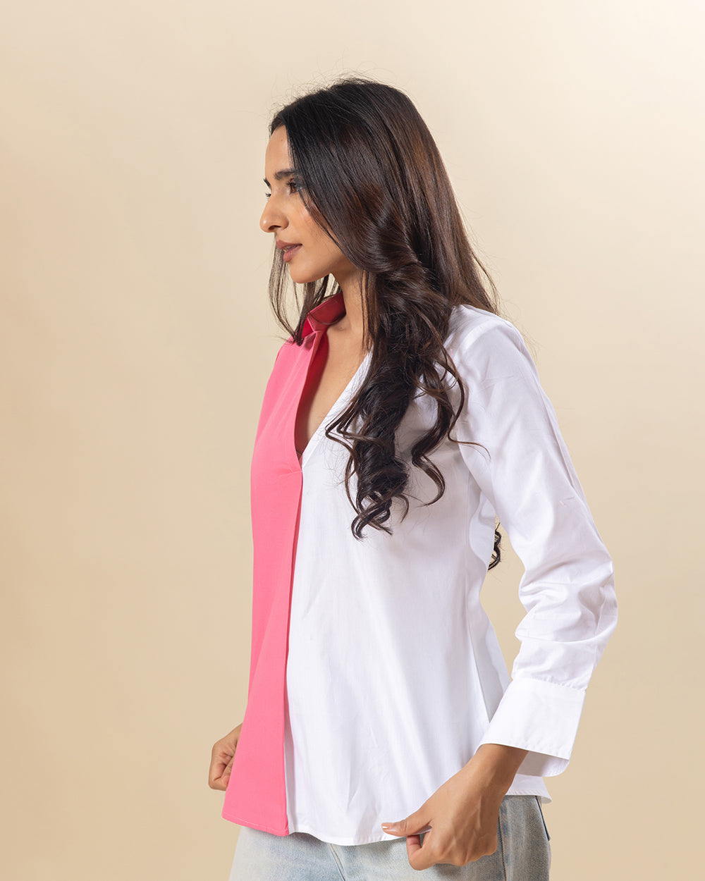 Bubblegum Cloud Collar Top