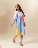 Color Pop Keyhole Dress