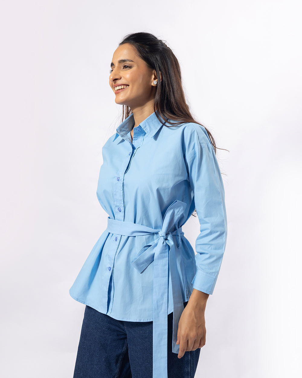 Blue Skies Cotton Shirt