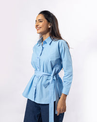 Blue Skies Cotton Shirt