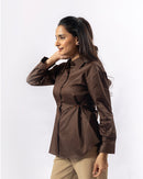 Choco Lane Cotton Shirt