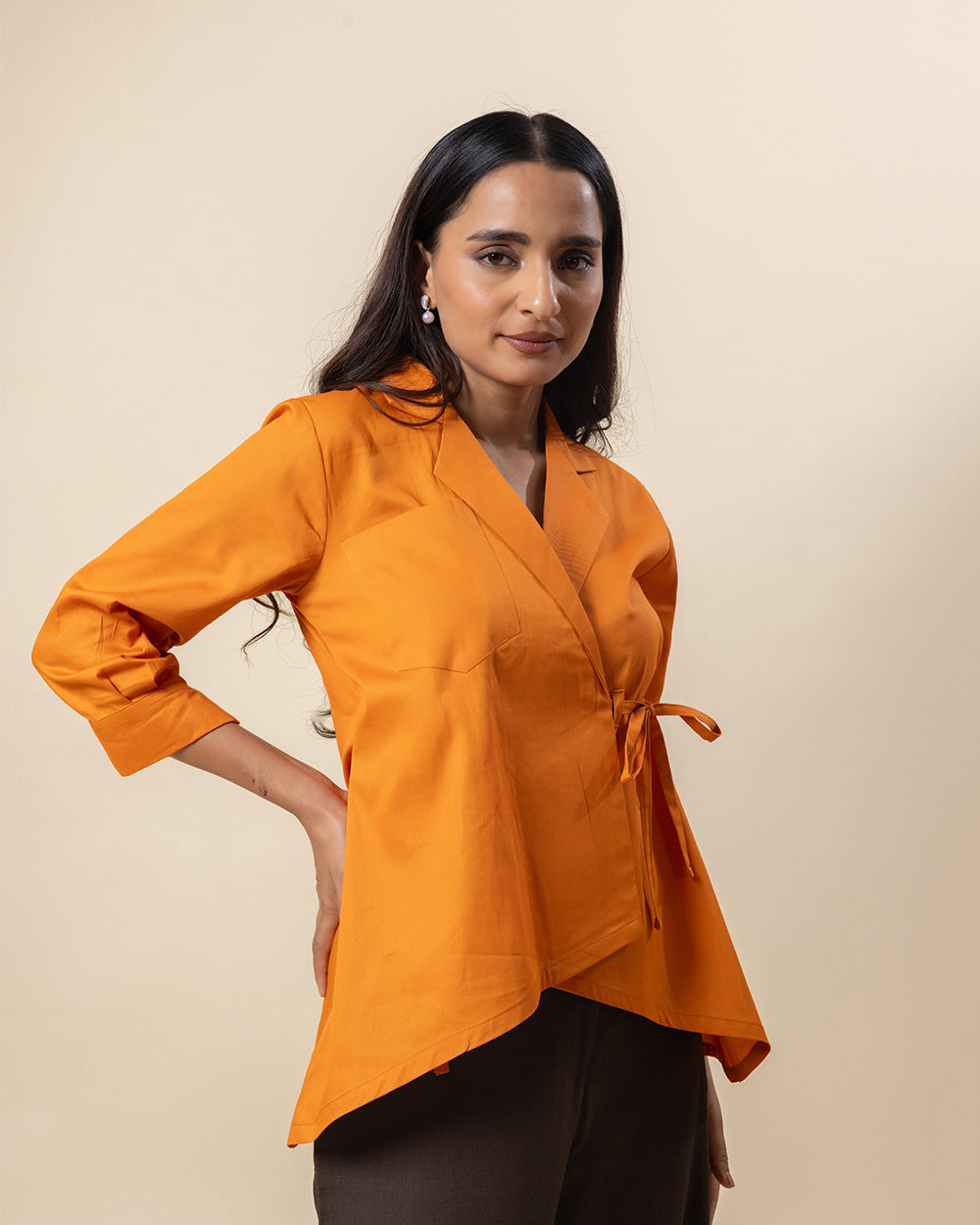 Rustic Dream Wrap Top