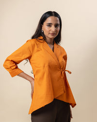 Rustic Dream Wrap Top