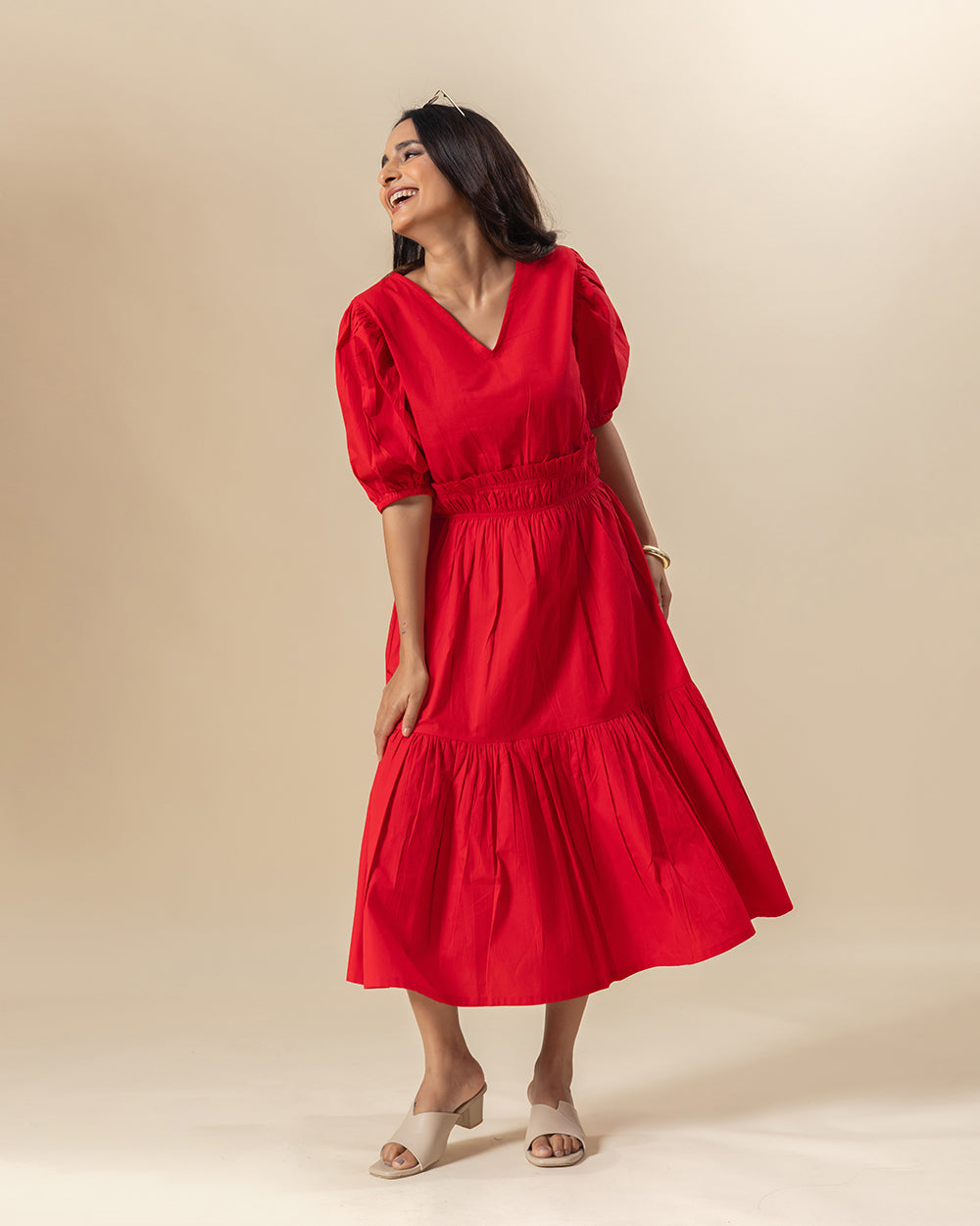 Cherry Pop Midi Dress