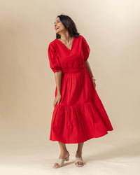 Cherry Pop Midi Dress