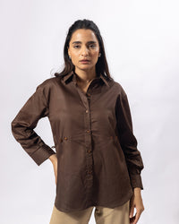 Choco Lane Cotton Shirt