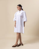 Vanilla Puff Mini Dress