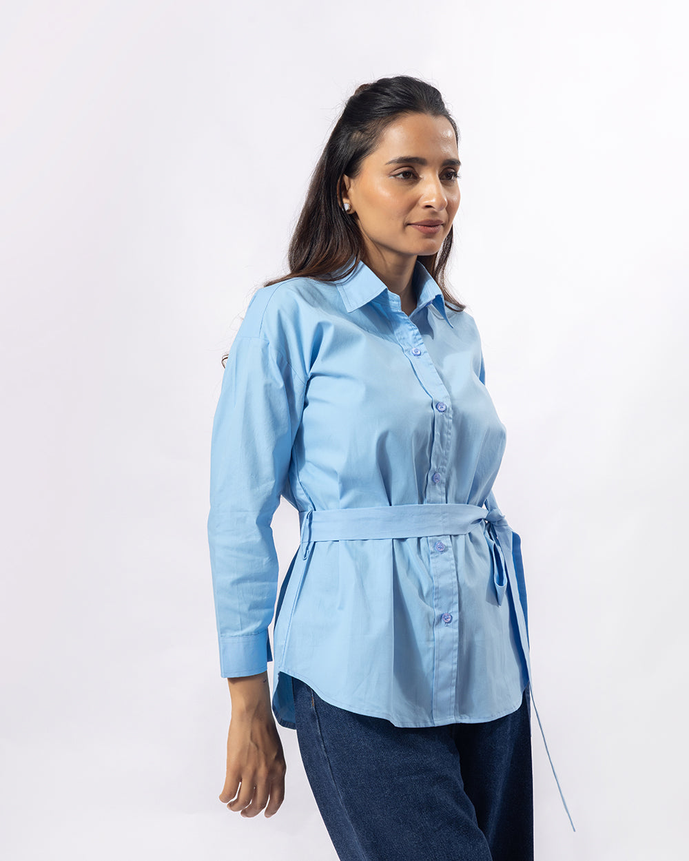 Blue Skies Cotton Shirt