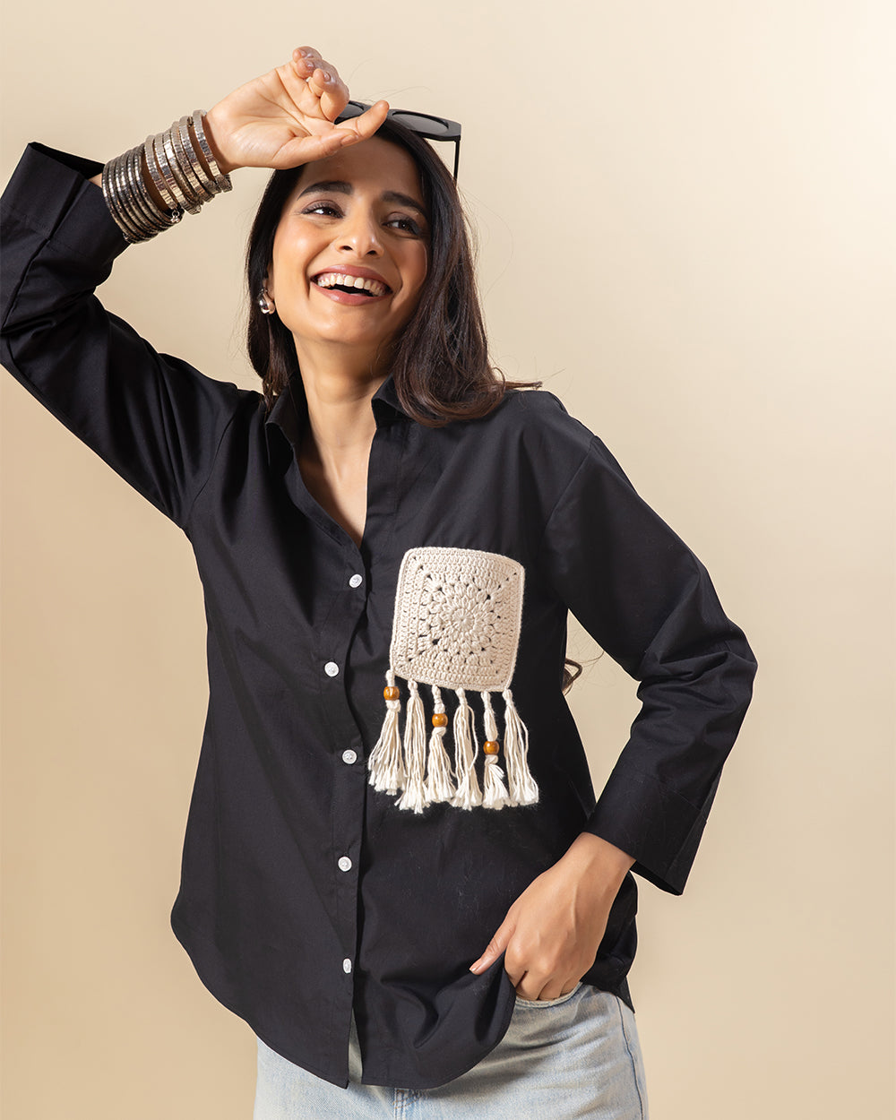 Blackout Cool Collar Shirt