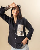 Blackout Cool Collar Shirt