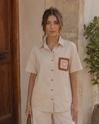 Ivory Pocket Charm Shirt