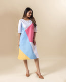 Color Pop Keyhole Dress