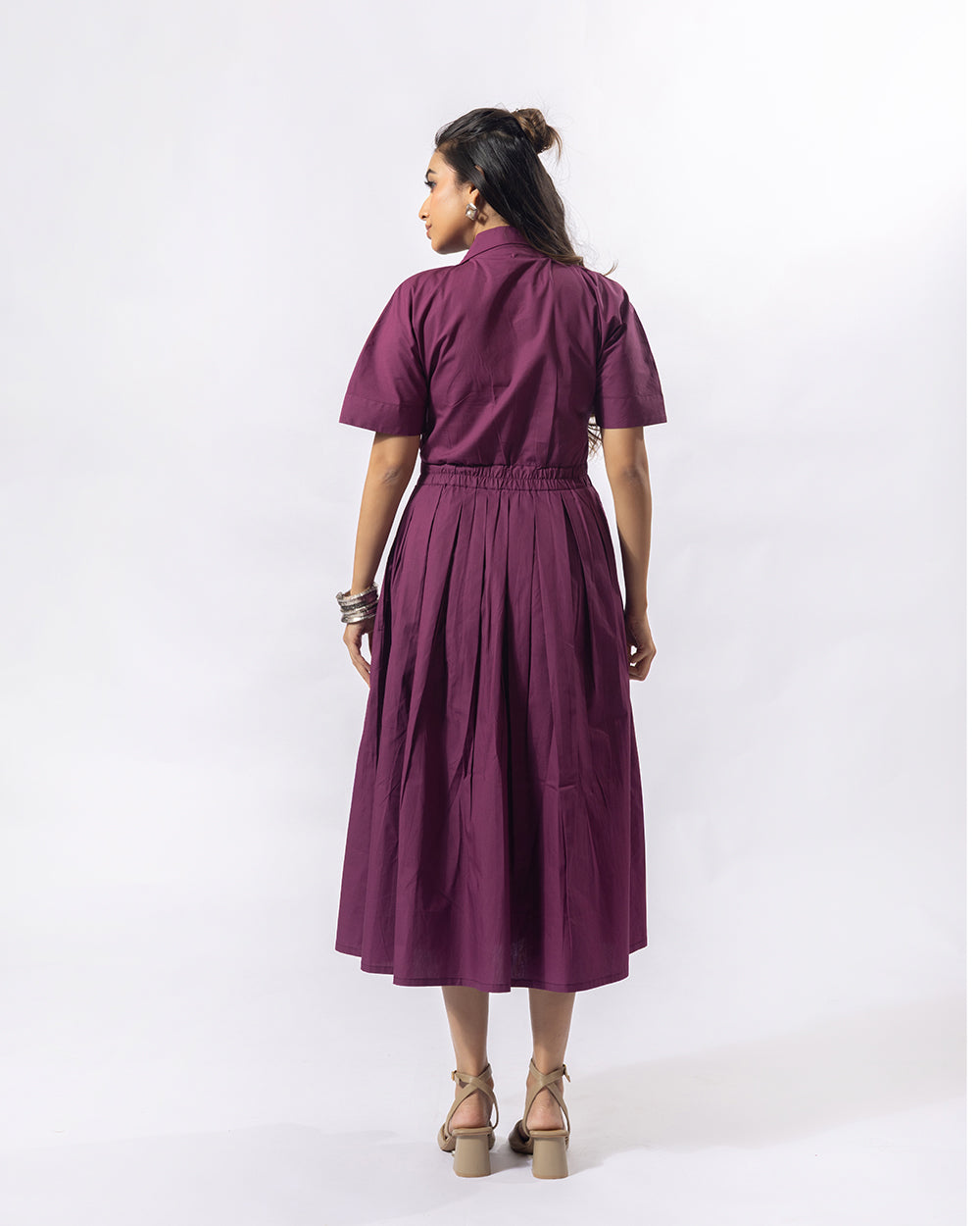 Magenta Perfection Midi Dress