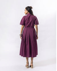 Magenta Perfection Midi Dress