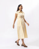 Cream Everyday Midi Dress