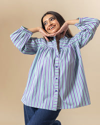Violet Stripe City Shirt