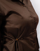 Choco Lane Cotton Shirt