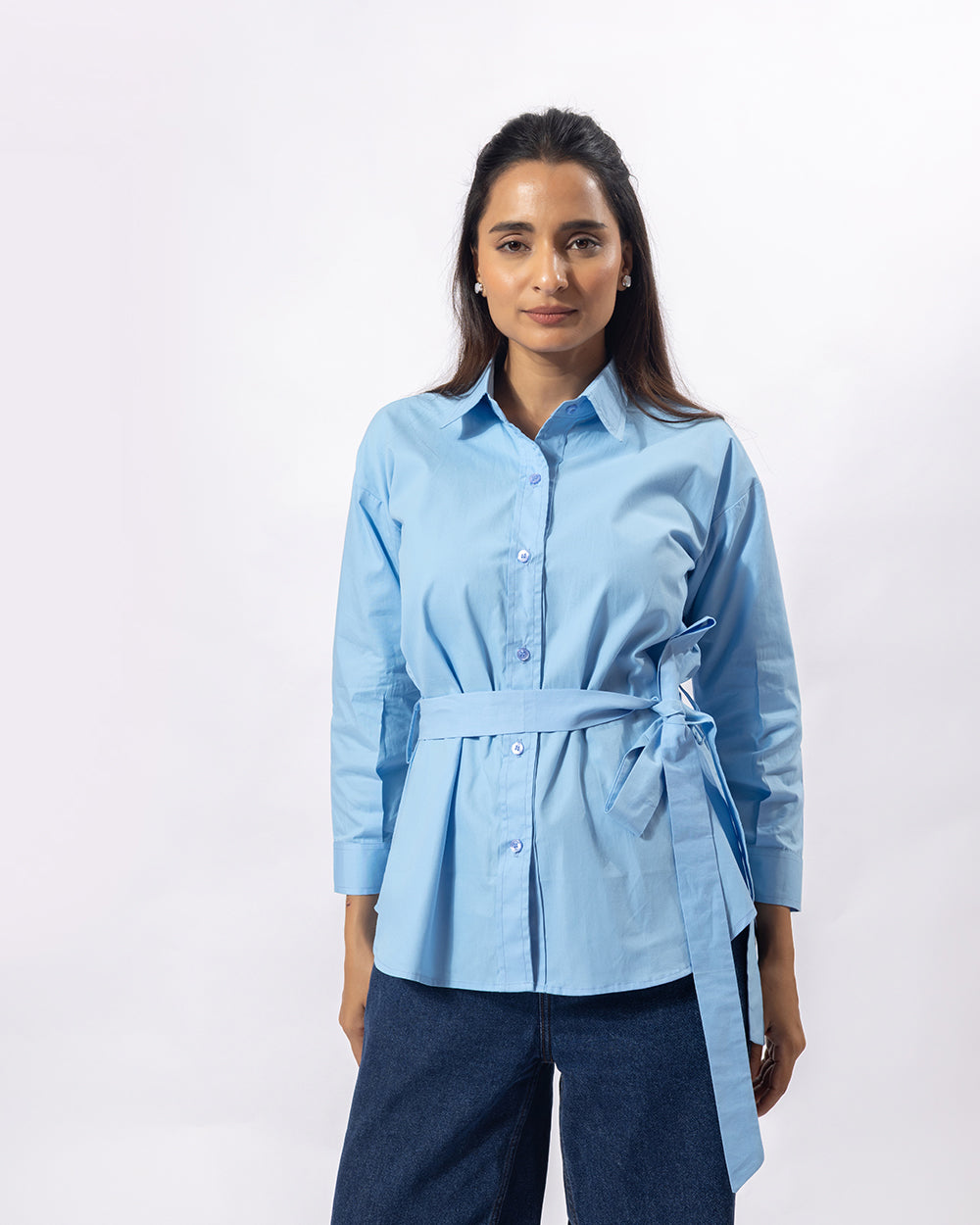 Blue Skies Cotton Shirt