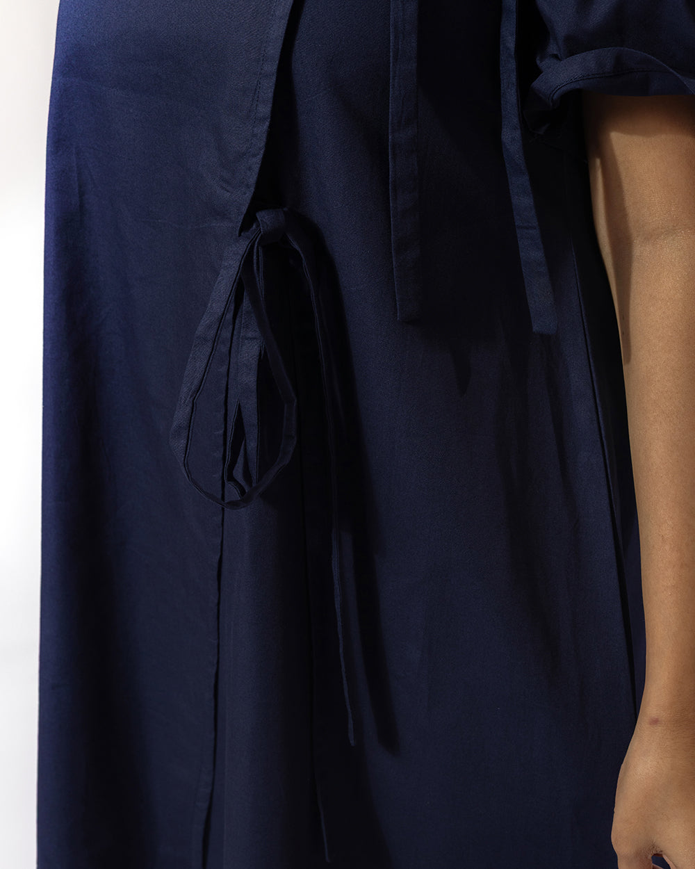 Navy Sleek Knee Dress